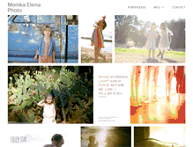 Tablet Screenshot of monikaelenaphoto.com